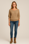 Knitted Sweater Women Soft Touch Minimalist Style