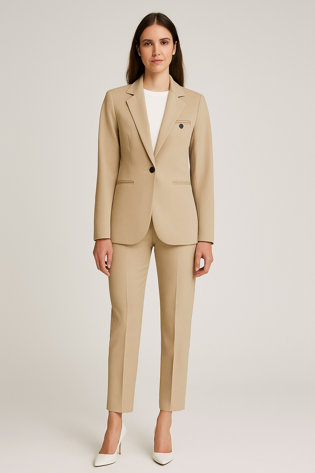 Blazer Set Women Tailored Fit Versatile Styling