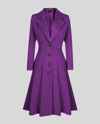 Women's Tailored A-Line Flared Coat