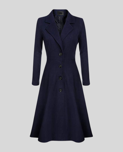Women's Tailored A-Line Flared Coat