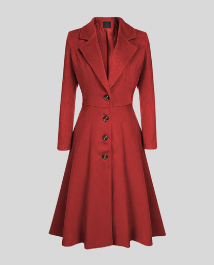 Women's Tailored A-Line Flared Coat