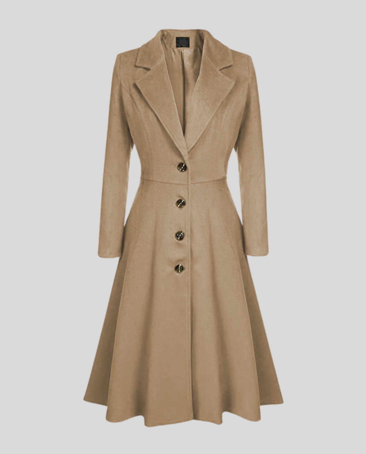 Women's Tailored A-Line Flared Coat