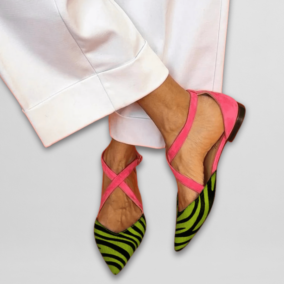 Crisscross Strappy Ballet Flats