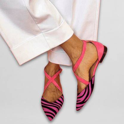 Crisscross Strappy Ballet Flats