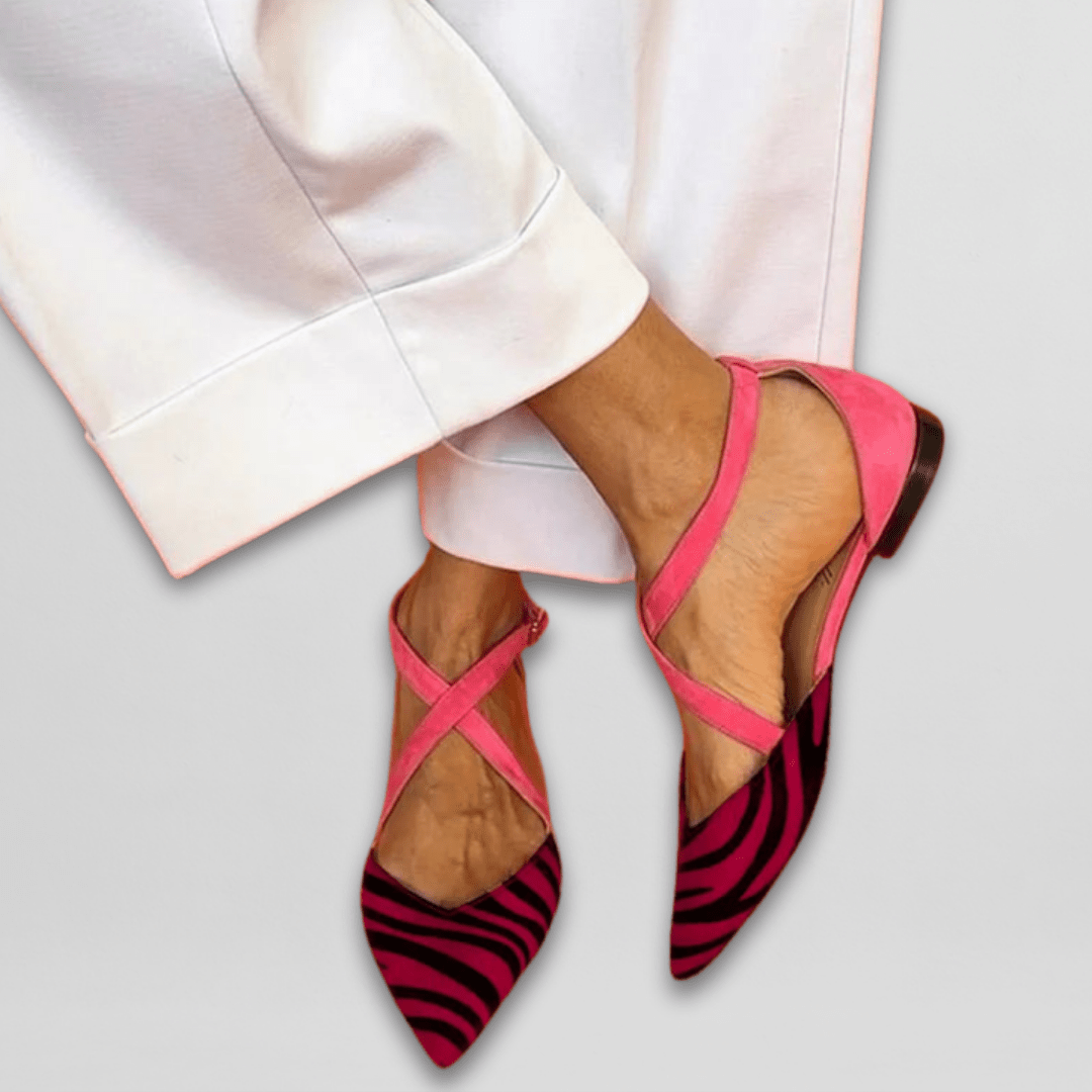 Crisscross Strappy Ballet Flats