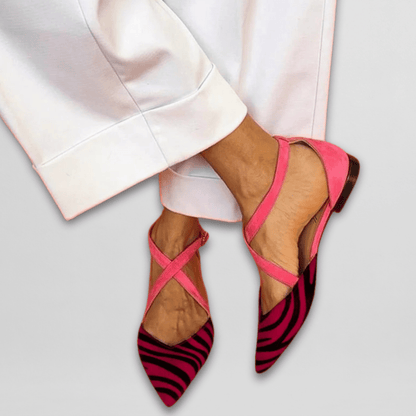 Crisscross Strappy Ballet Flats