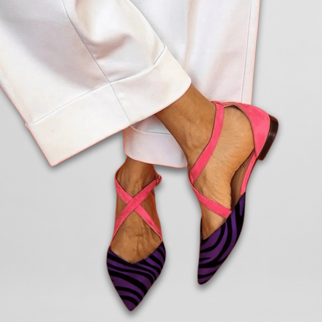 Crisscross Strappy Ballet Flats