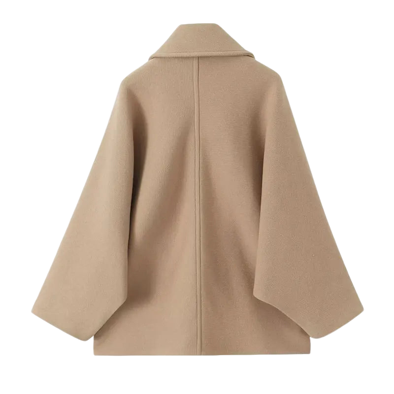 Women's Oversized Asymmetric Button Jacket