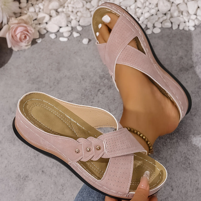 Wedge Sandals With Anti-Slip Sole
