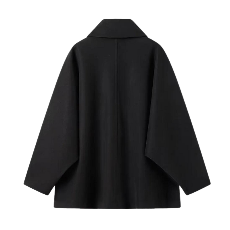 Women's Oversized Asymmetric Button Jacket