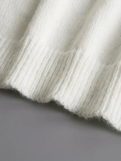 Women's Ruffle Detail Knit Jumper