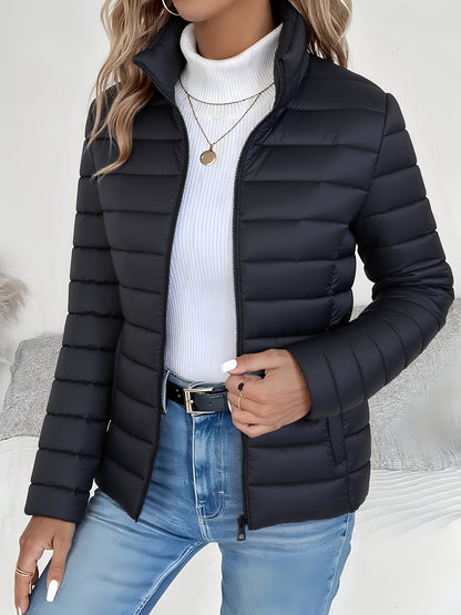 Women's Slim-Fit Quilted Puffer Jacket