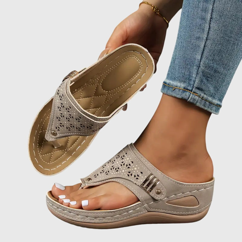 Slip-On Wedge Sandals