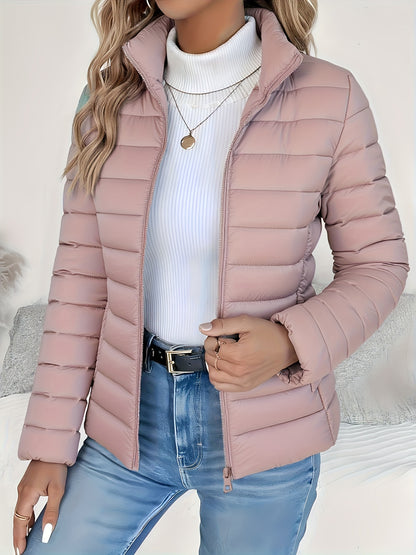 Women's Slim-Fit Quilted Puffer Jacket