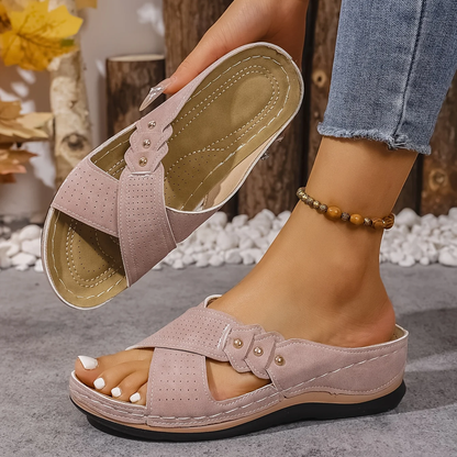 Wedge Sandals With Anti-Slip Sole