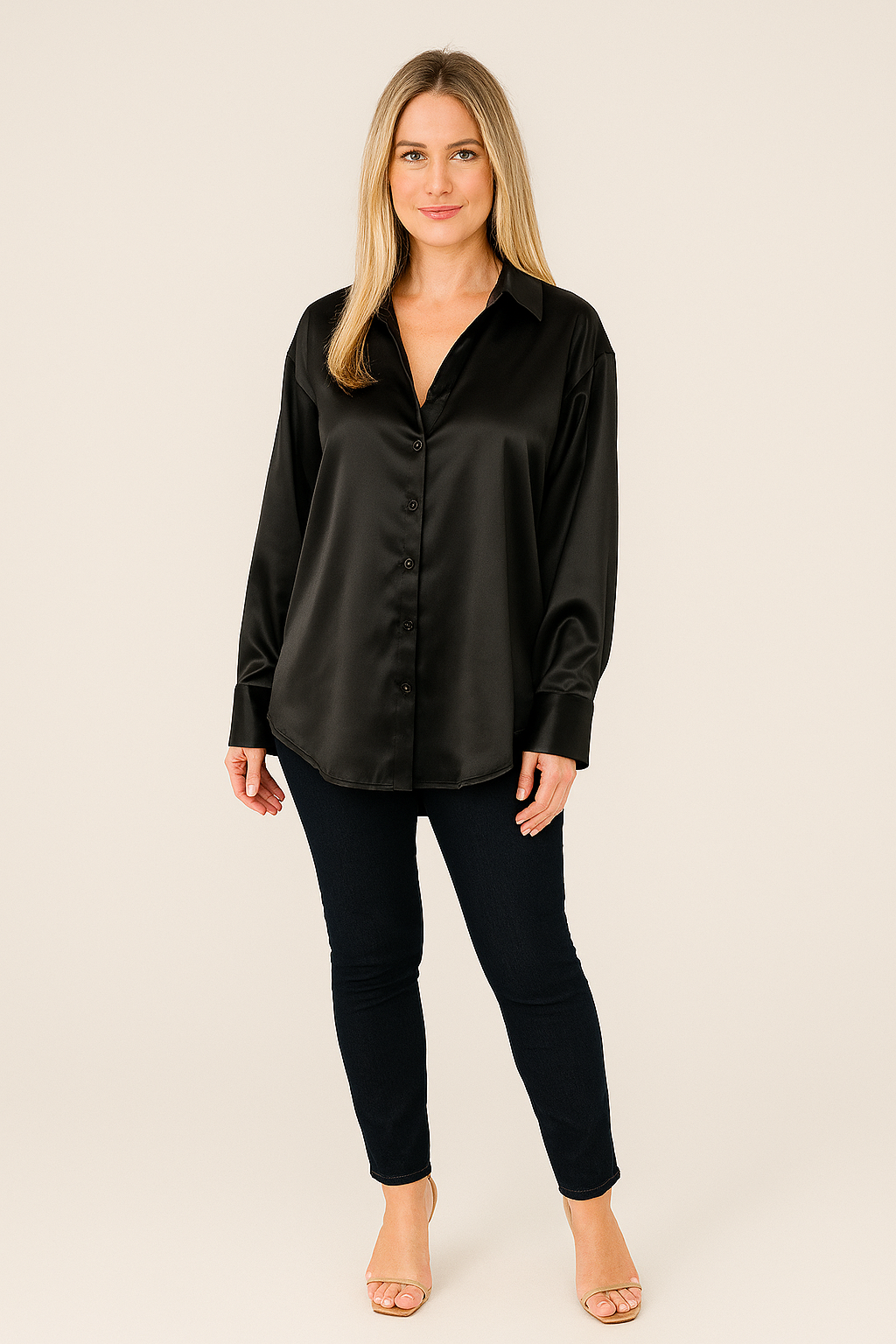 Satin Blouse Soft Sheen