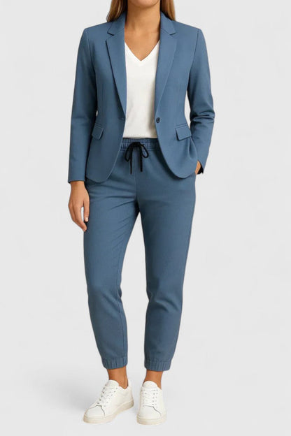 Women's Blazer and Tapered Trousers Set