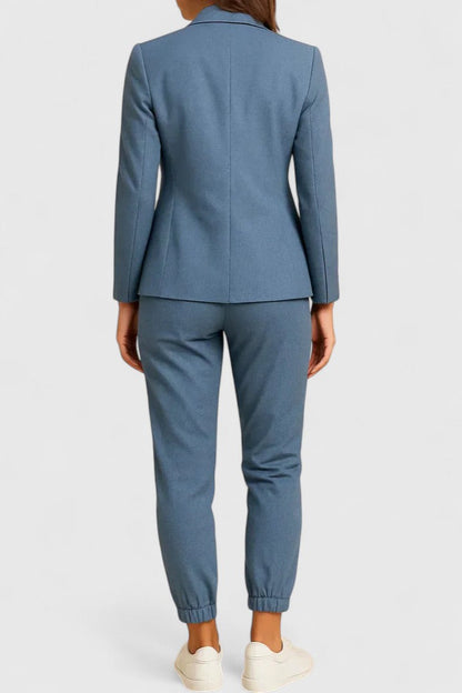Women's Blazer and Tapered Trousers Set