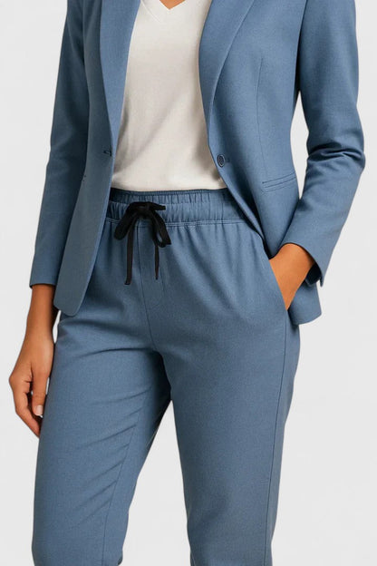 Women's Blazer and Tapered Trousers Set