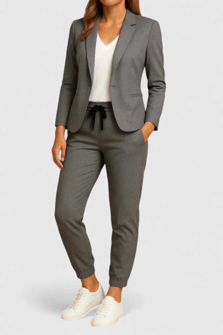 Women's Blazer and Tapered Trousers Set