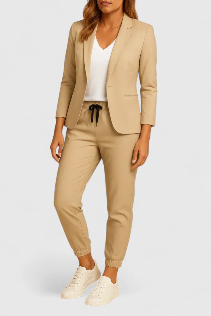 Women's Blazer and Tapered Trousers Set