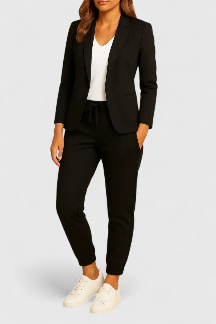 Women's Blazer and Tapered Trousers Set