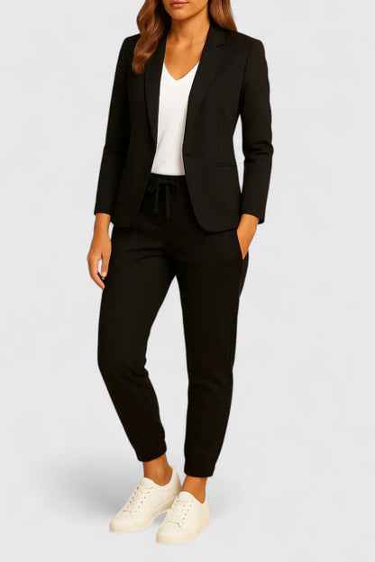 Women's Blazer and Tapered Trousers Set