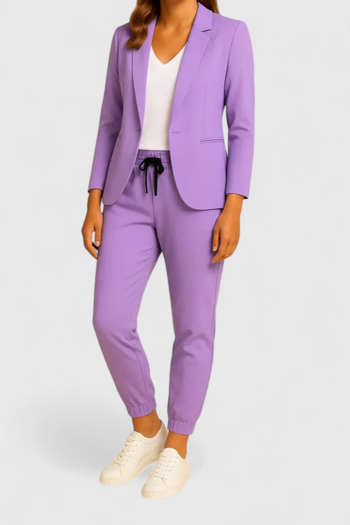 Women's Blazer and Tapered Trousers Set