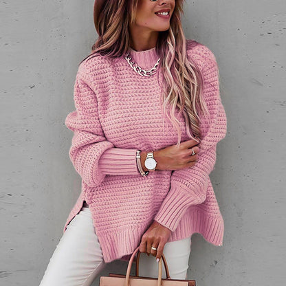 Women's Chunky Knit Turtleneck Jumper