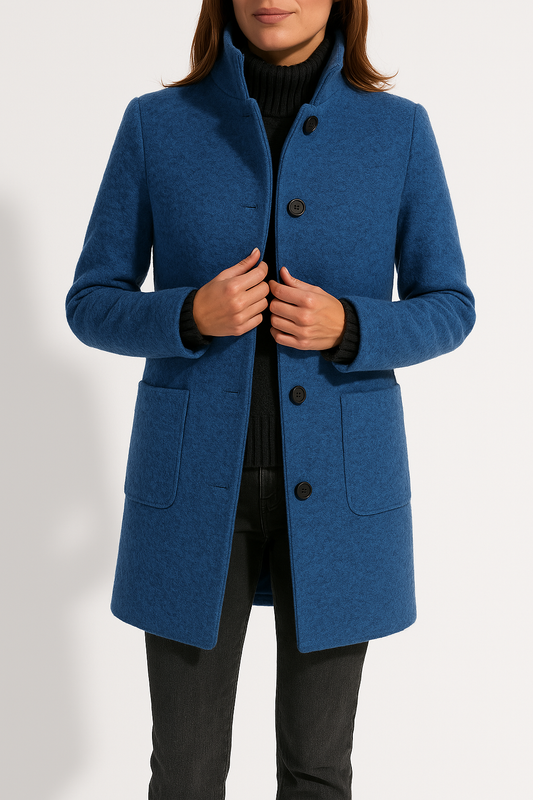 Women's Tailored Stand Collar Winter Coat