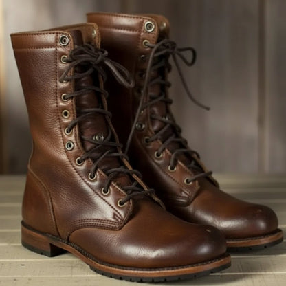 Women's Lace-Up Combat Boots