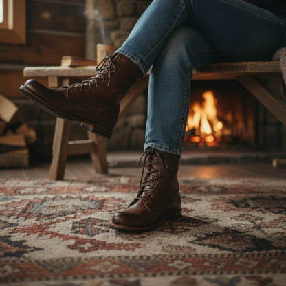 Women's Lace-Up Combat Boots