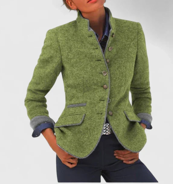 Women's Tailored Button-Up Blazer