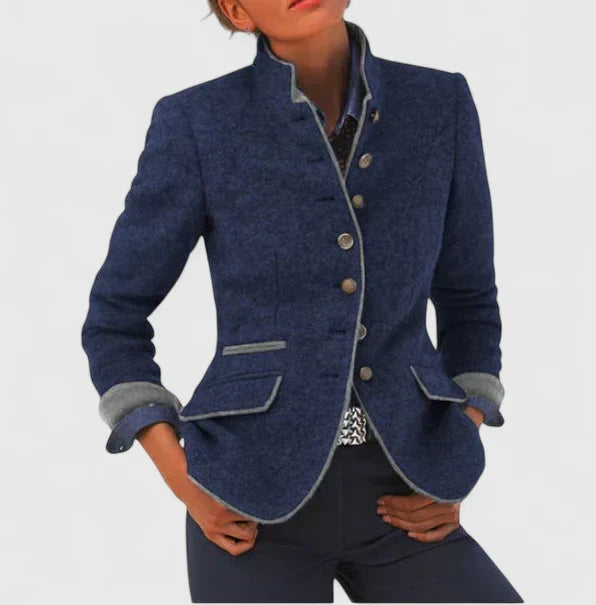 Women's Tailored Button-Up Blazer