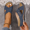 Wedge Sandals With Anti-Slip Sole
