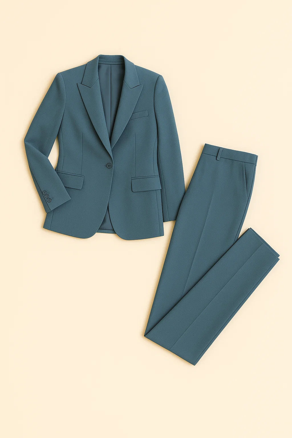 Suit – Two Piece – Tailored Fit – Blazer and Trousers – Women's Set