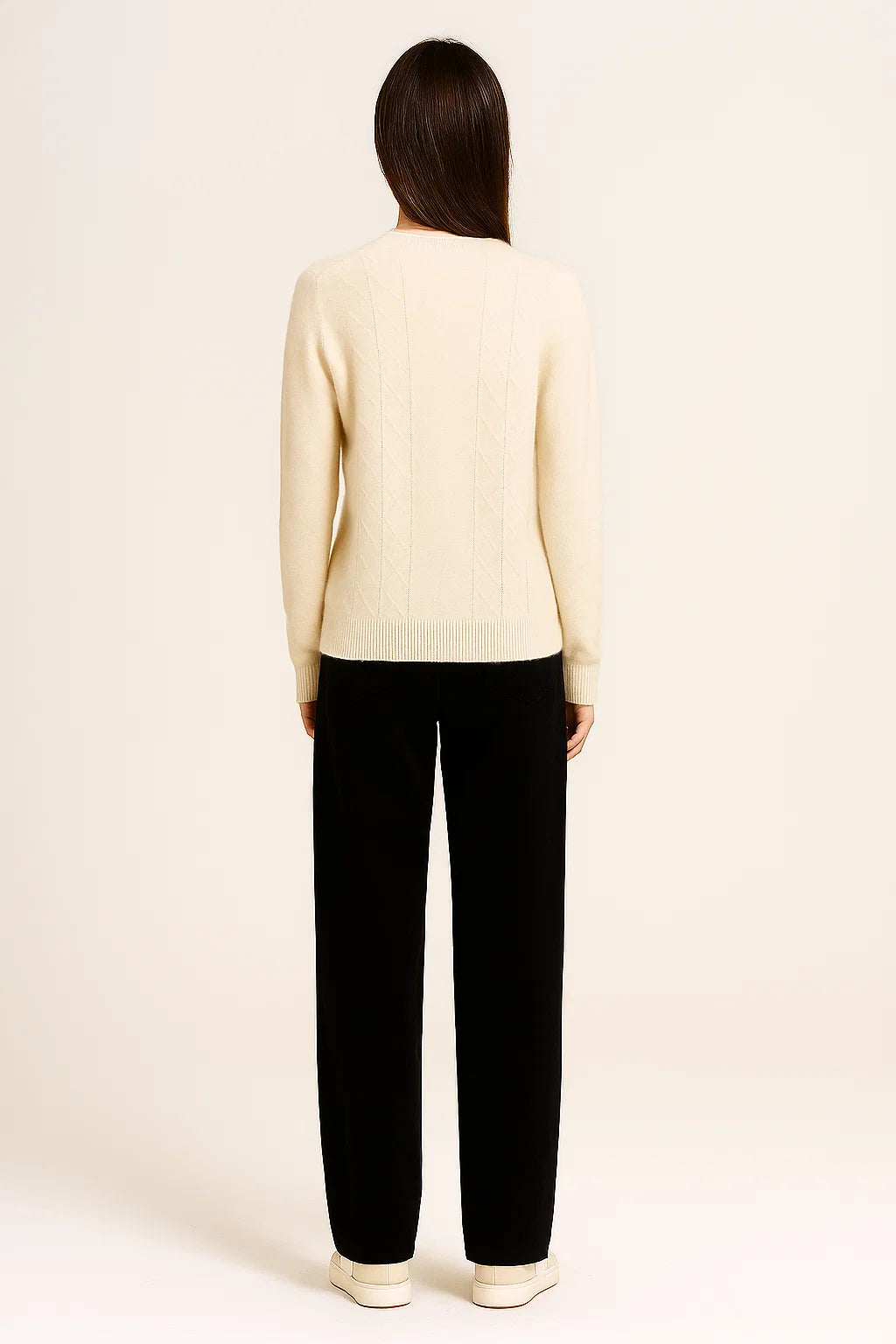 Wool Knit Sweater Women Soft Lightweight Warm