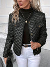 Women's Cropped Diamond-Quilted Jacket
