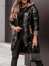Women's Longline Quilted Puffer Coat