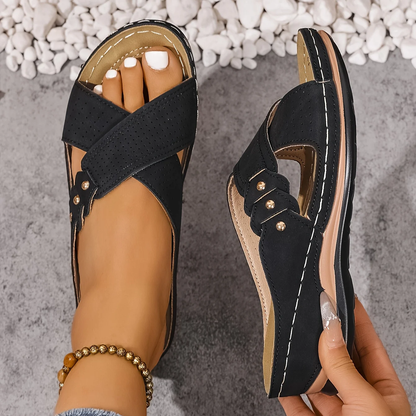 Wedge Sandals With Anti-Slip Sole