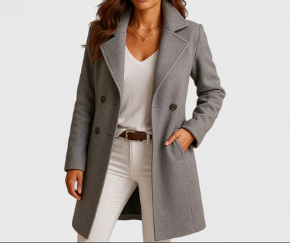 Women's Slim-Fit Lapel Coat