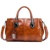 Structured Satchel Bag With Braided Handles