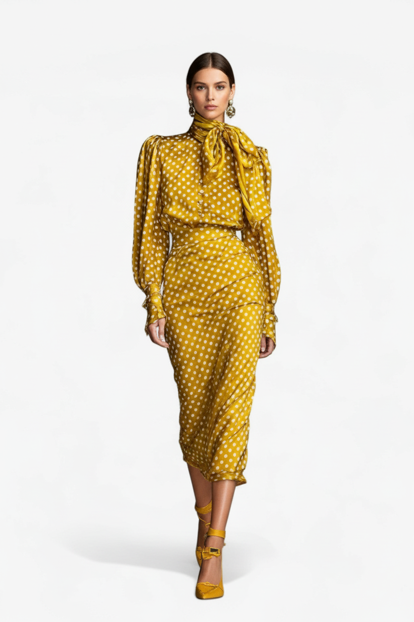 Coordinated Two Piece Set with Timeless Silhouette