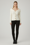 Long Open Cardigan with Straight Knit Silhouette