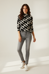 Geometric Sweatshirt Women Modern Minimalism and Everyday Comfort