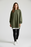 Oversized Dropped Shoulder Sweater Women Relaxed Style and Bold Colours