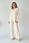 Casual Knitwear Set Women Relaxed Comfort Style