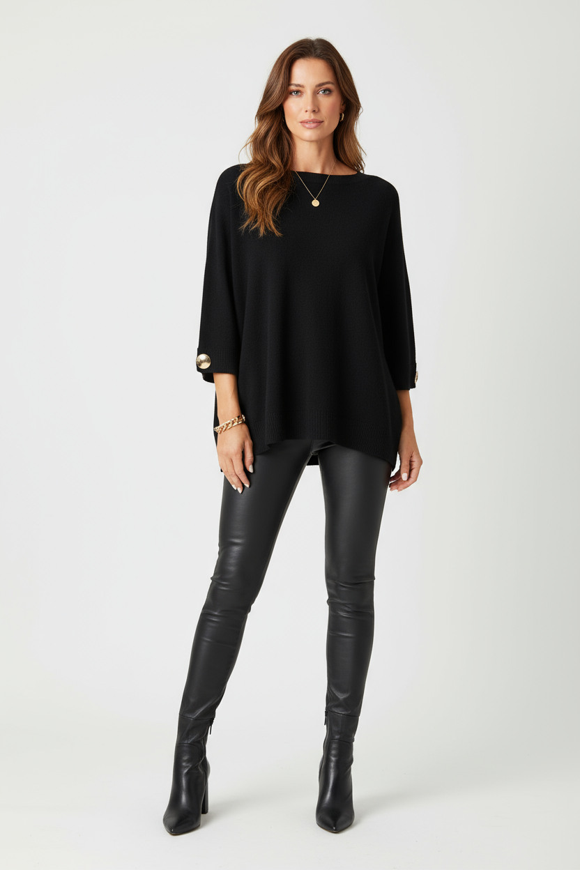 Knit Blouse Women Elegant Silhouette and All Day Comfort
