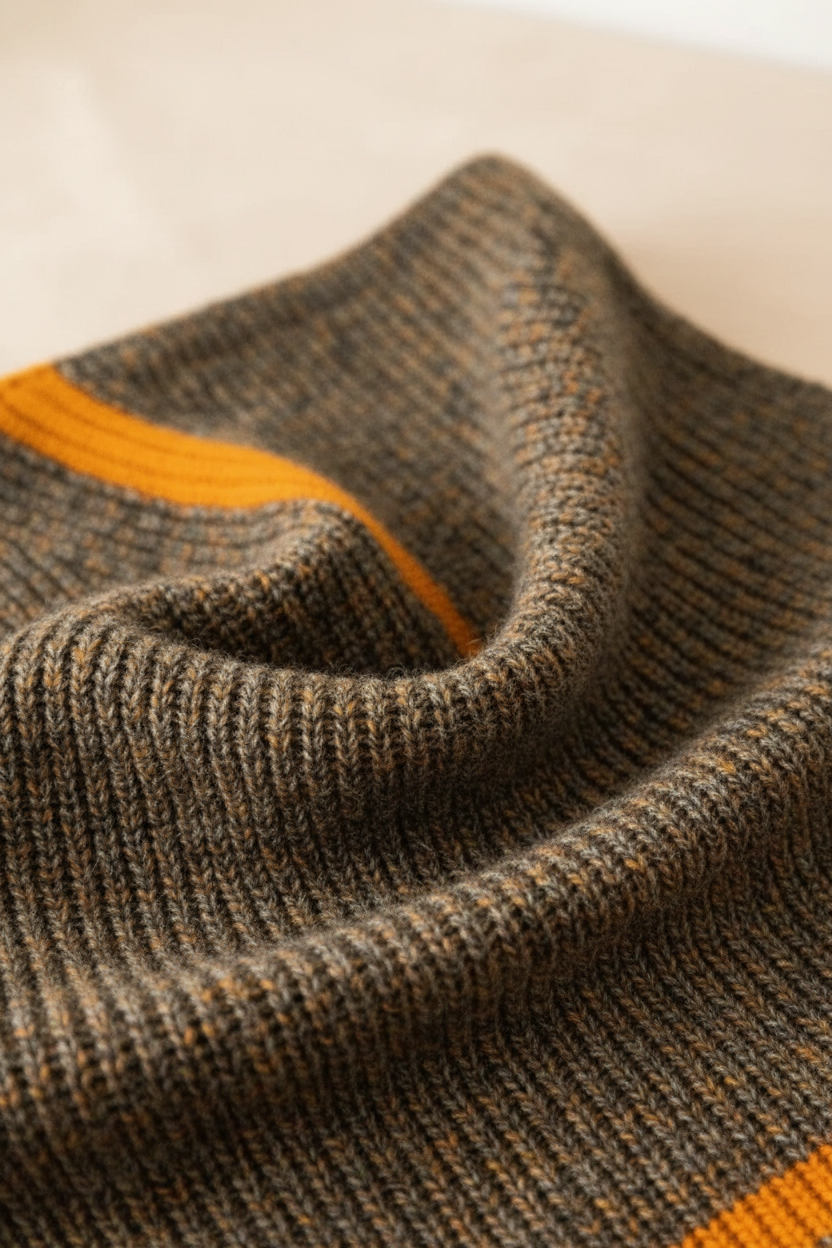 Ribbed Turtleneck Jumper