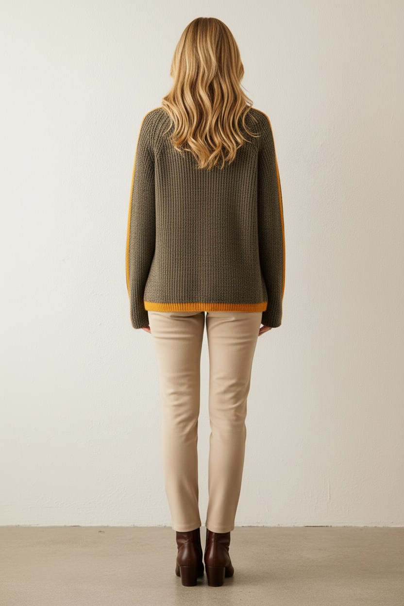 Ribbed Turtleneck Jumper